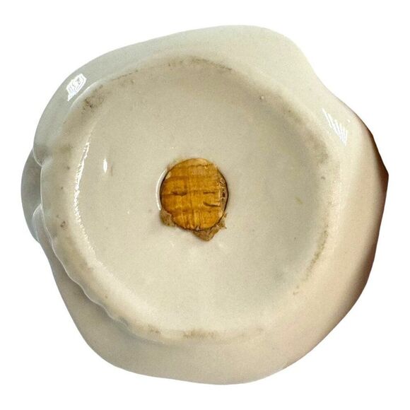 Vintage Ceramic Little Red Riding Hood Salt & Pepper Shaker Set Hull 1950s Boho - Picture 5 of 7